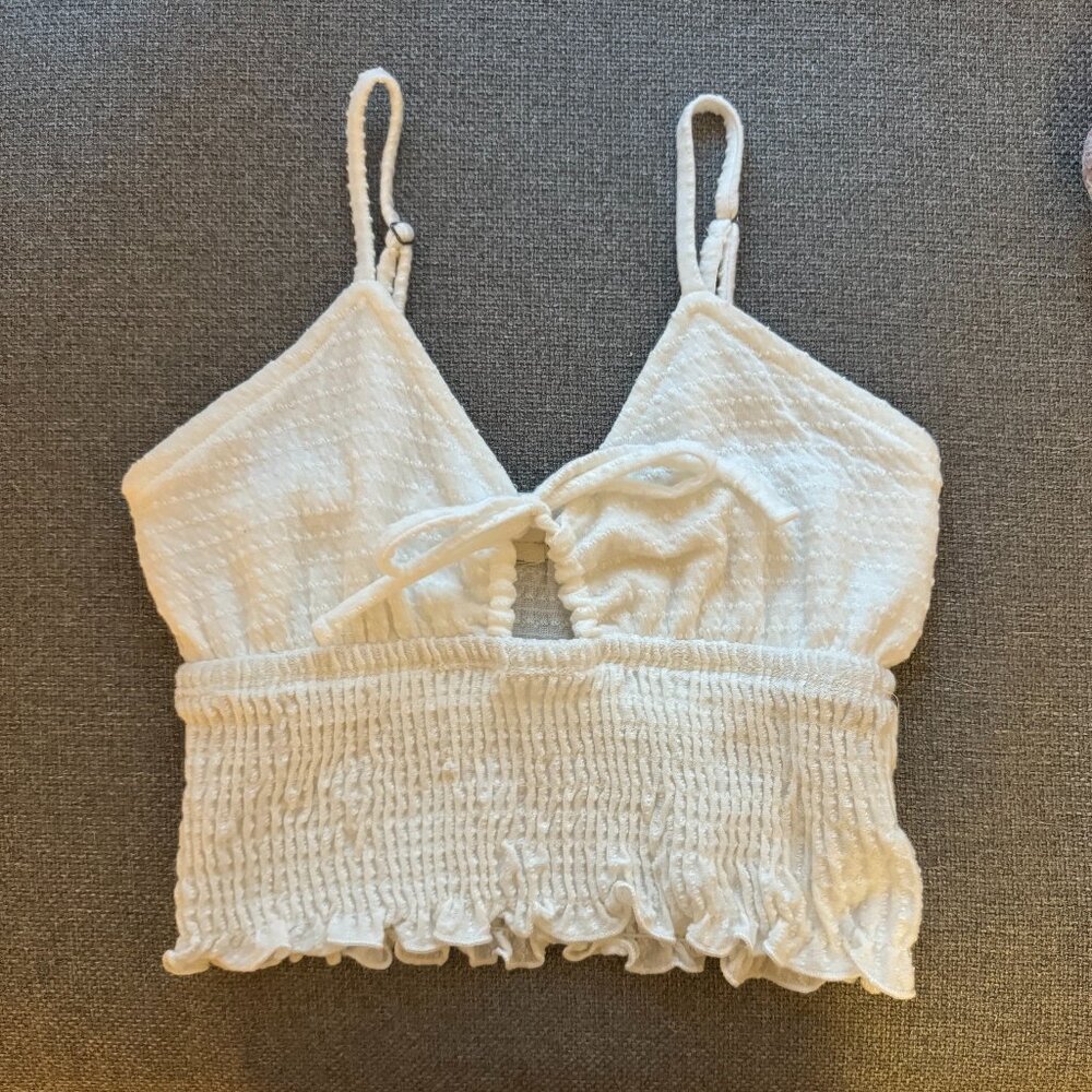 BILLABONG white keyhole tank top size XS